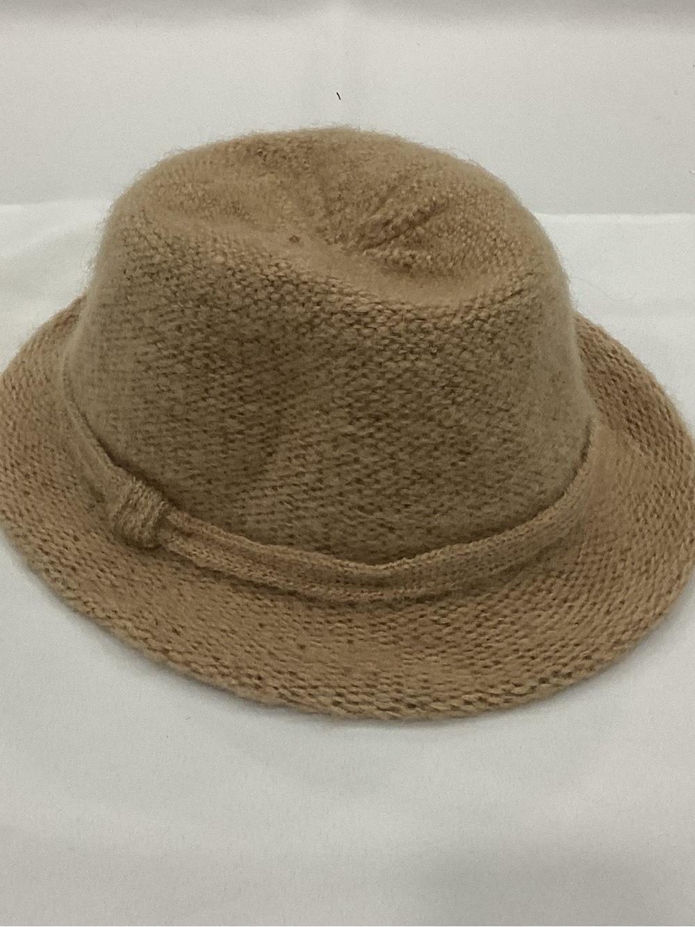 Kangol Tan Knit Bucket Hat